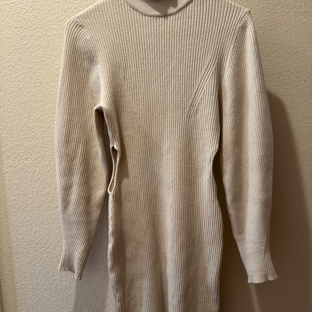 Ribbed Sweater Dress – Size S